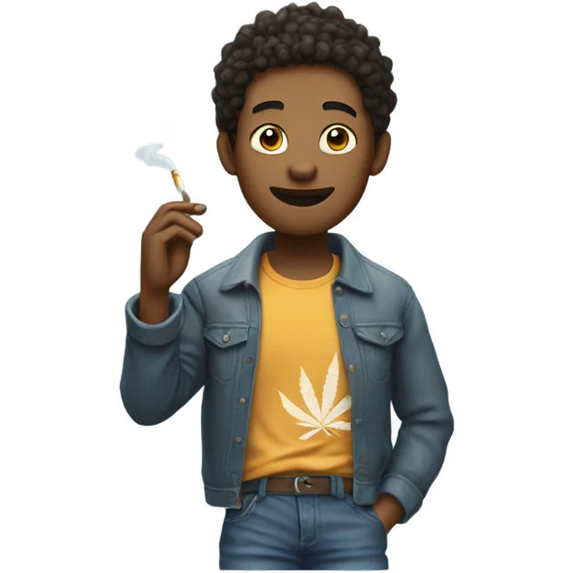 Cali dude smoking emoji
