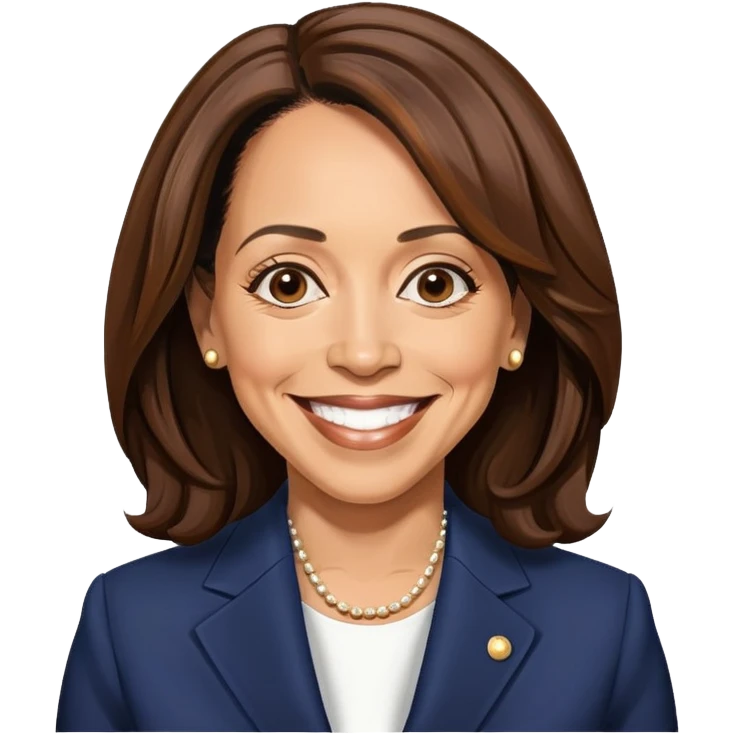 Kamala Harris laughing  emoji