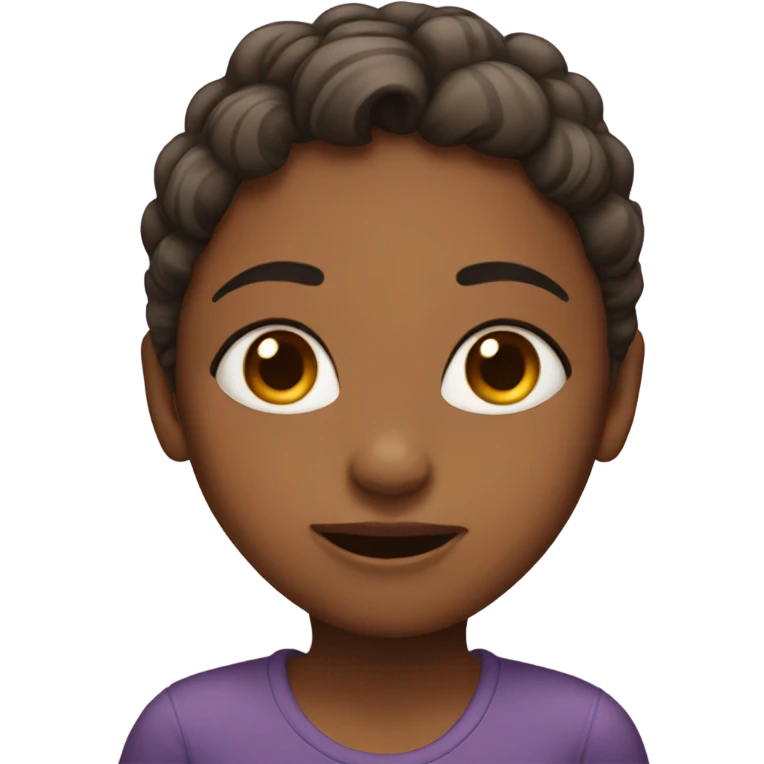 Girl saying ADHDOUT emoji