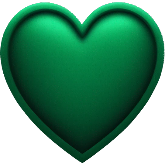 heart-deep-green-and-black-color emoji