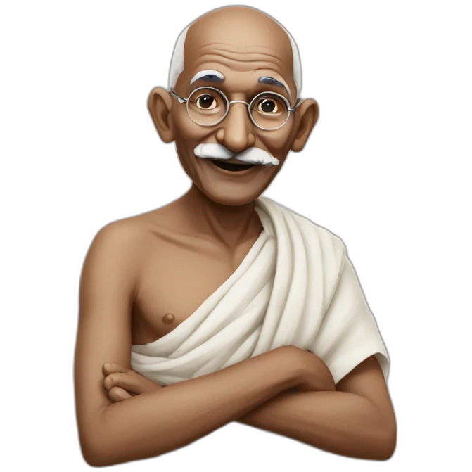 mahatma gandhi emoji