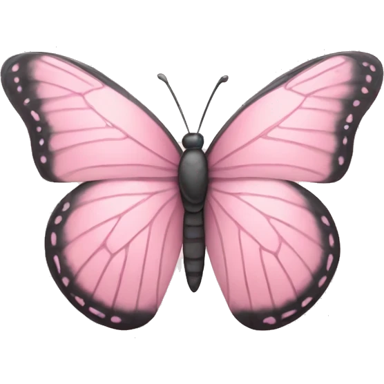 Pastel pink butterfly  emoji
