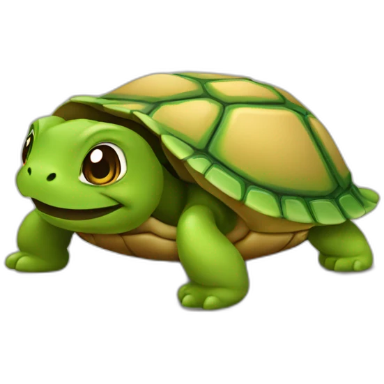 Chat sur tortue emoji