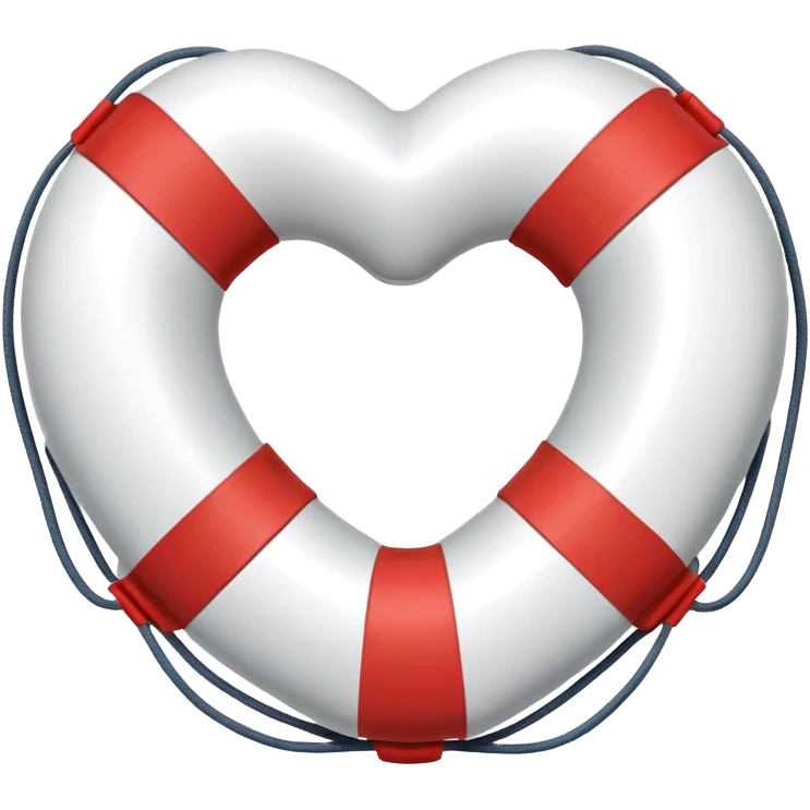 Life preserver heart emoji