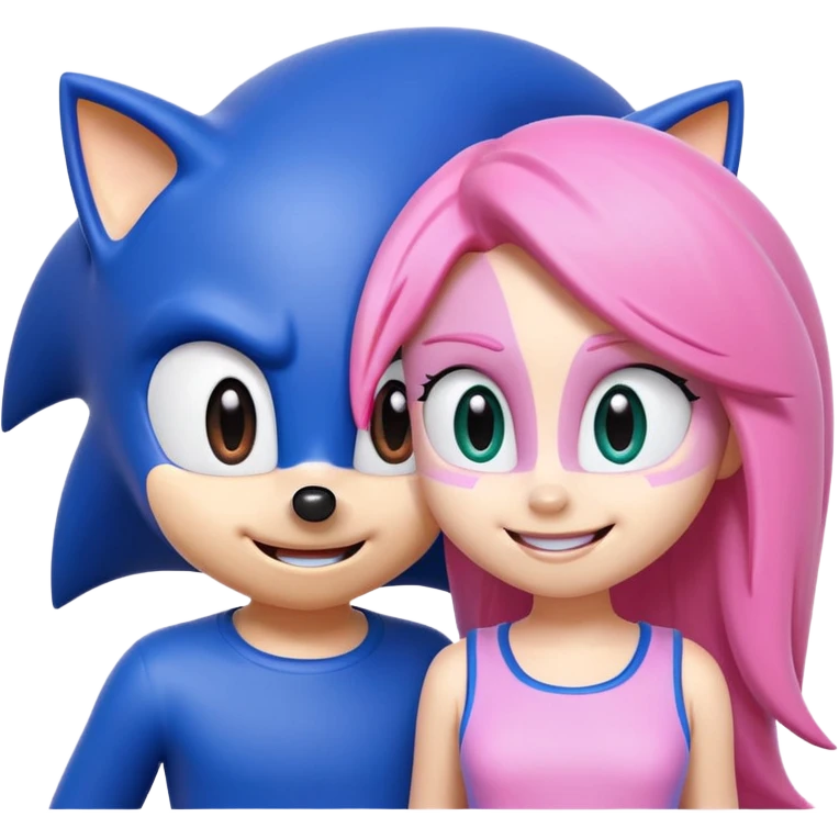 Sonic and Amy emoji