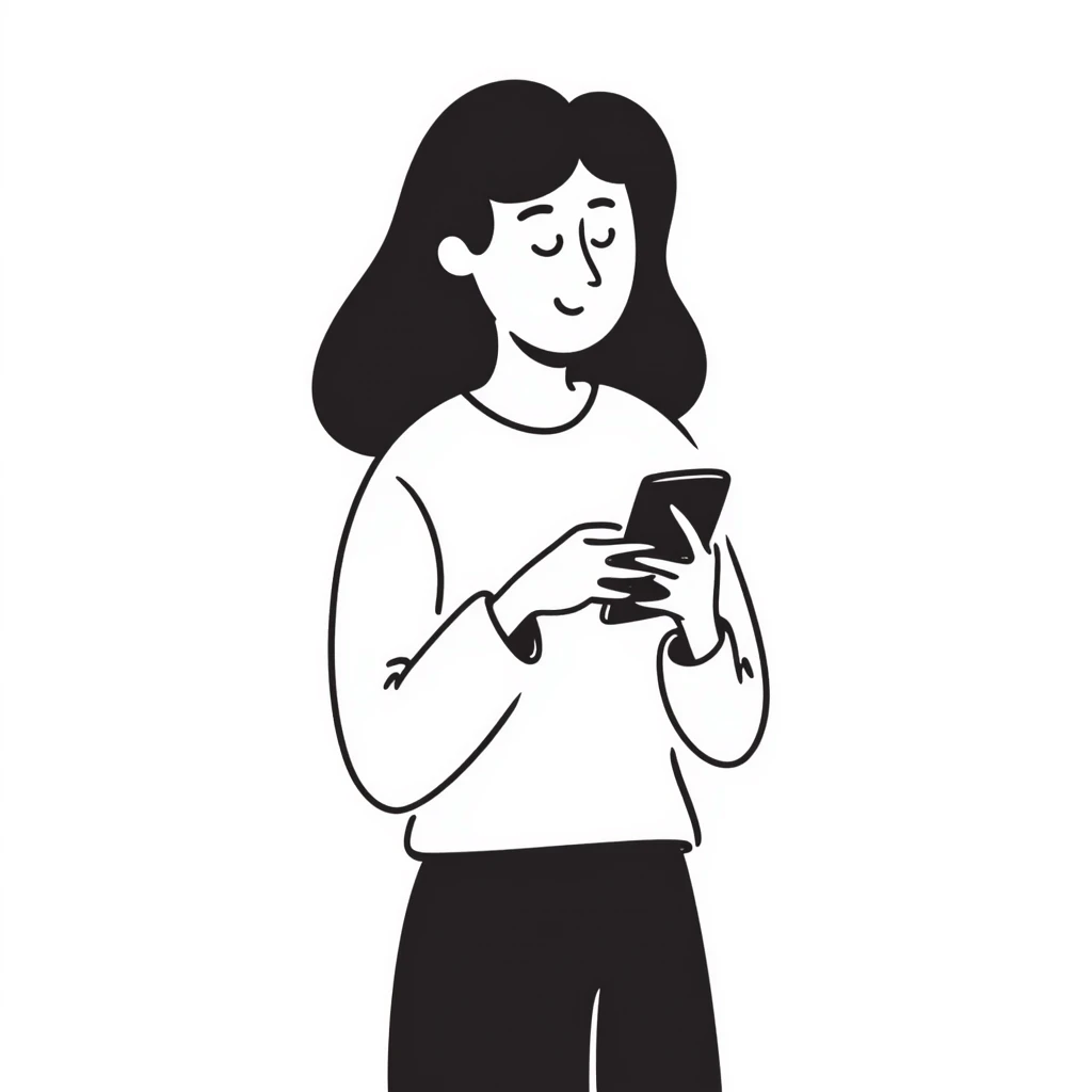 a woman using a mobile phone emoji