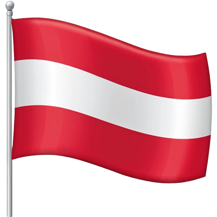 Flag of Otwock, Poland skandinavian style emoji