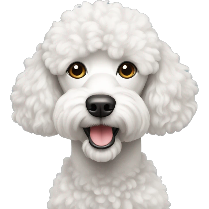 White poodle emoji
