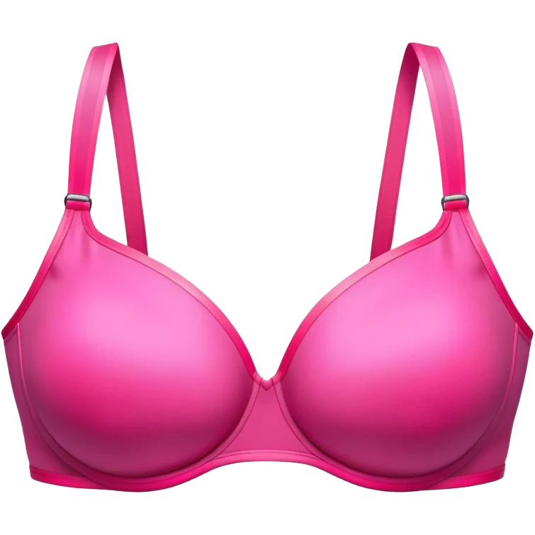 neon pink bra emoji