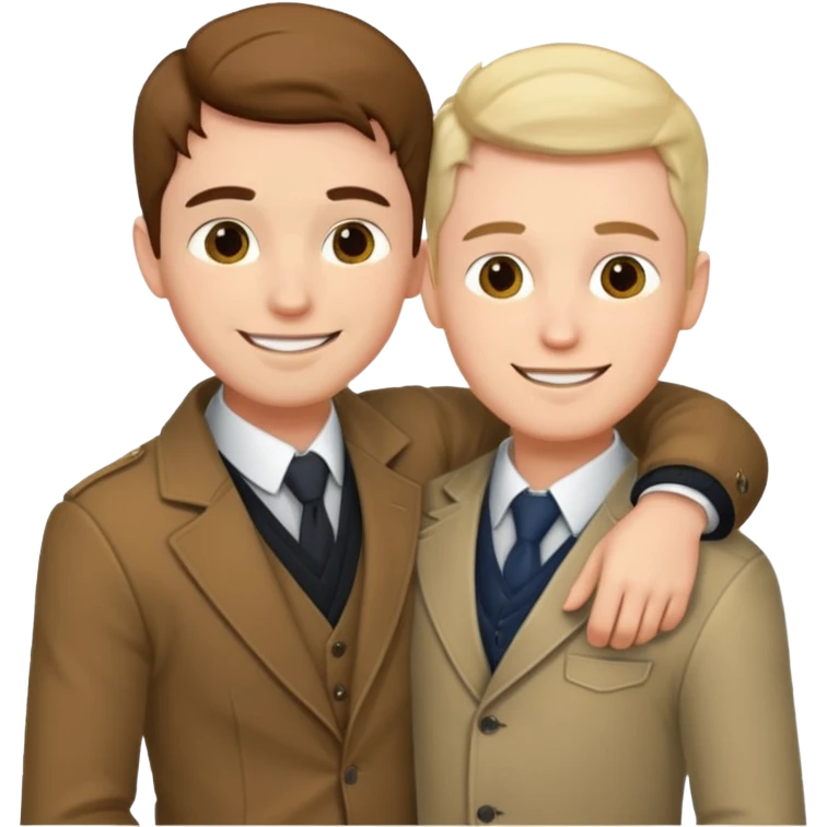 Boyfriend looks great. I'm white and I'm a man. We are gay couple emoji