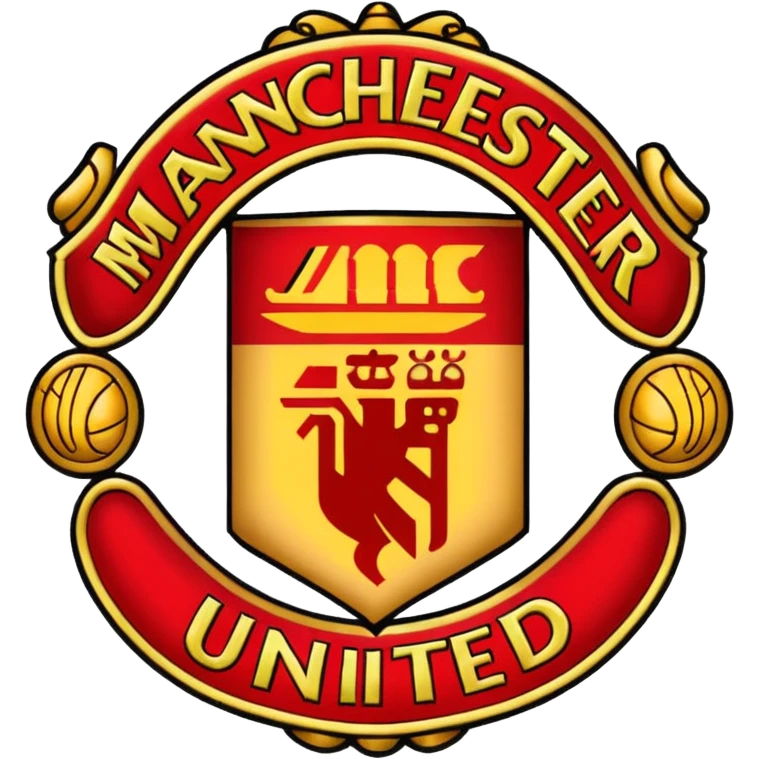 Manchester united logo emoji emoji