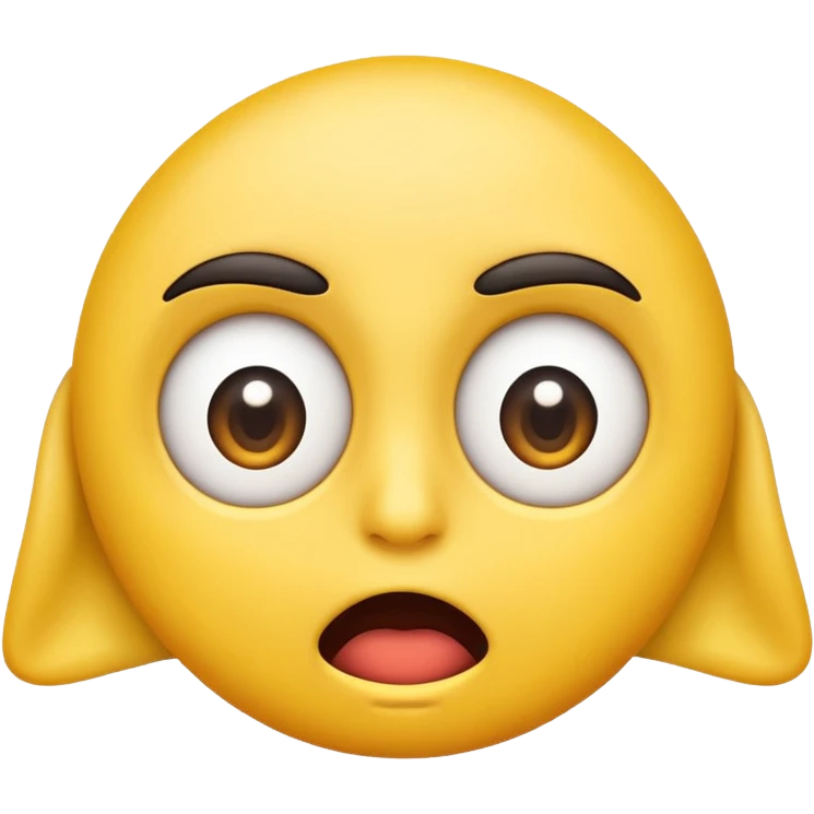 An emoji raising its eyebrows emoji