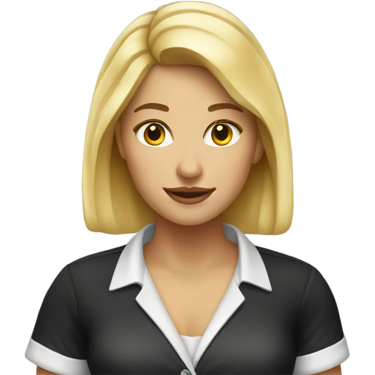 blonde female bartender emoji
