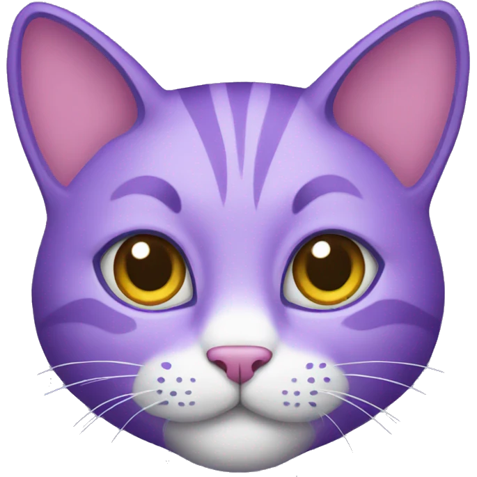 purple cat emoji
