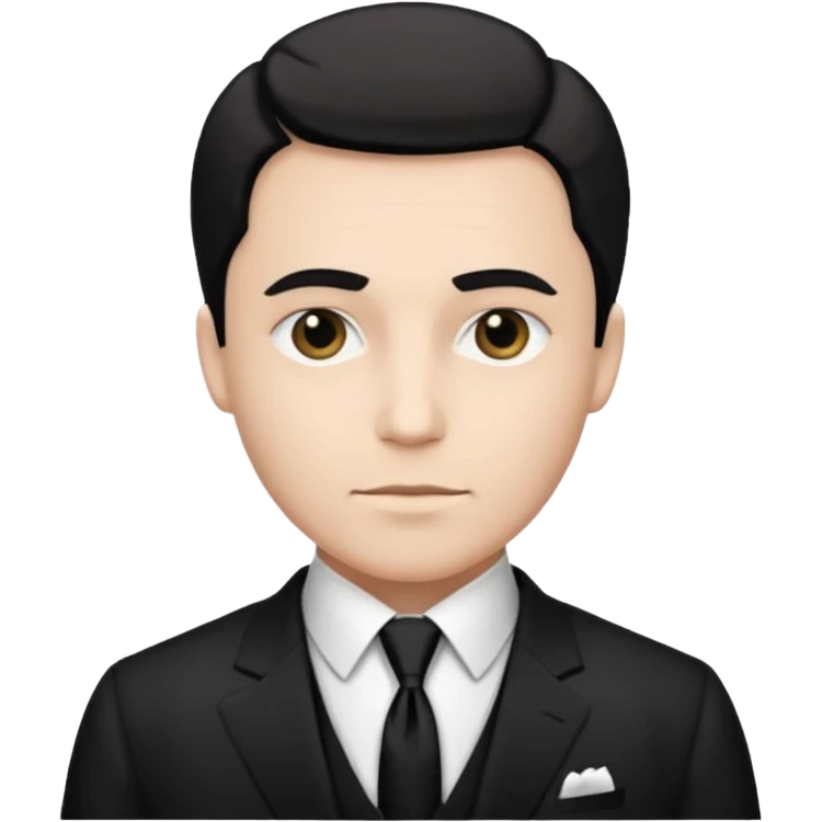 victoria man in 1900's, white suit emoji