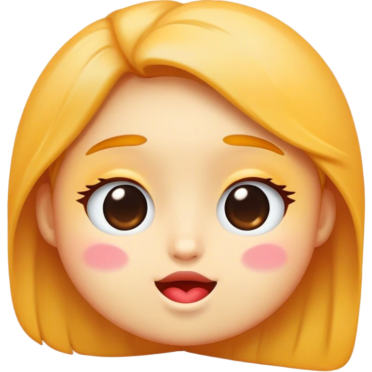 Love face being cute emoji