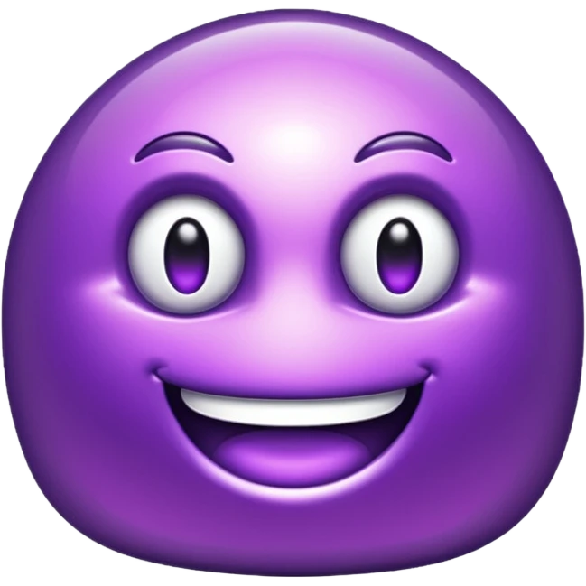 Banger in purple emoji