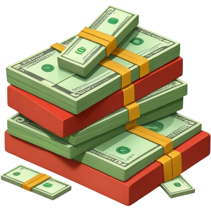Bricks and stack bills  emoji