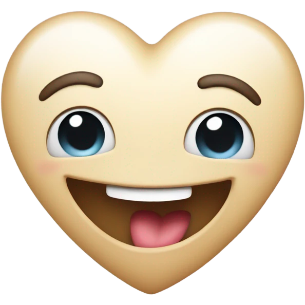 A smiling heart emoji