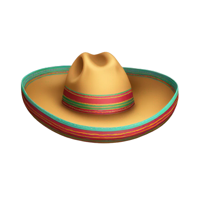 Mexican sombrero small emoji