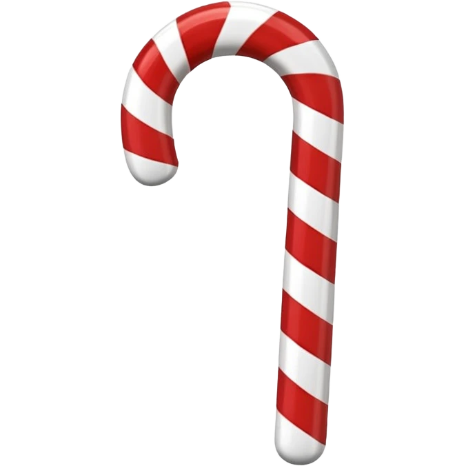candy cane  3d effect emoji