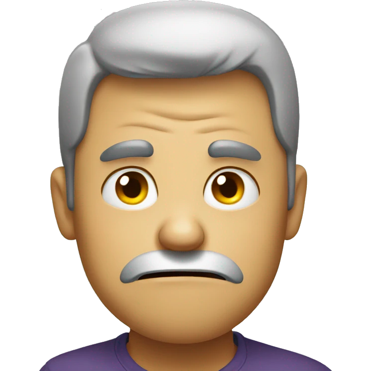 annoyed face emoji