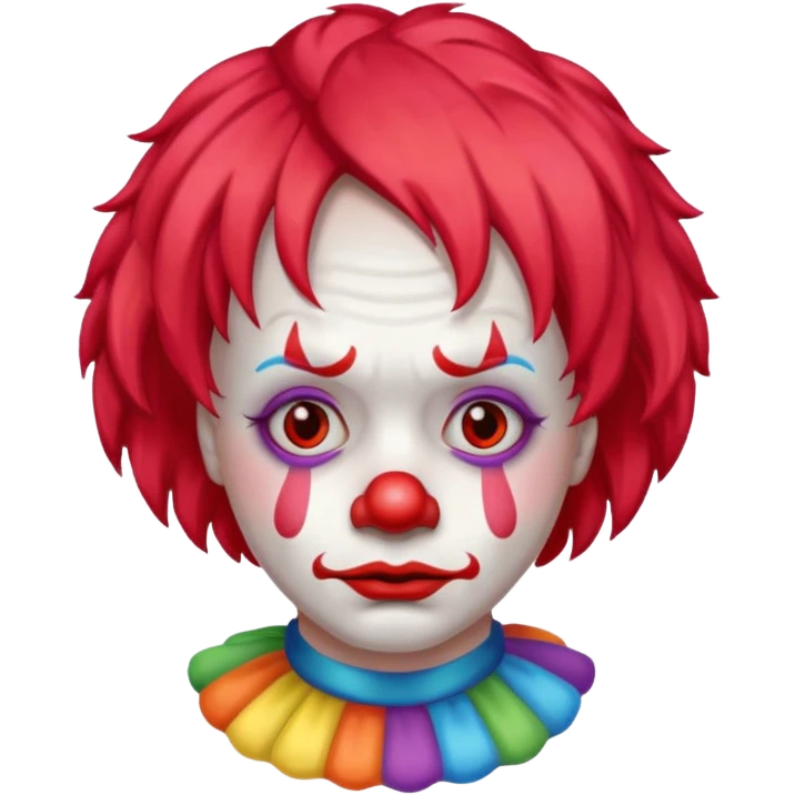 Sad clown emoji emoji