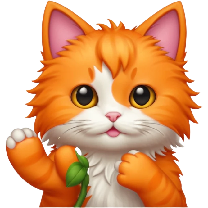 Finger kitty  emoji