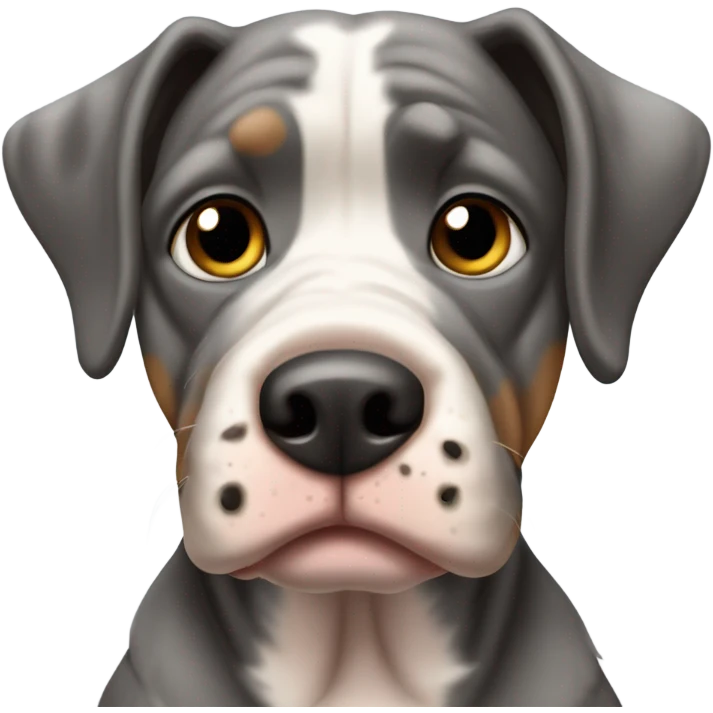 Merle amerocan bully emoji
