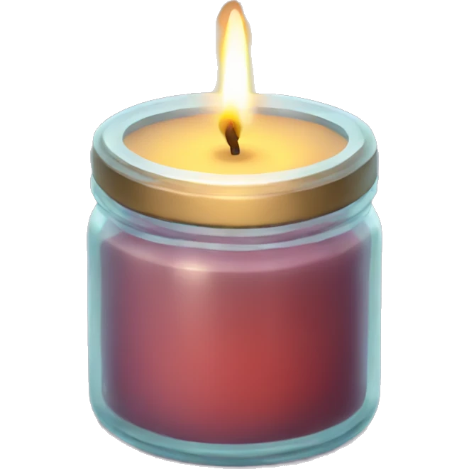 candle  in jar emoji