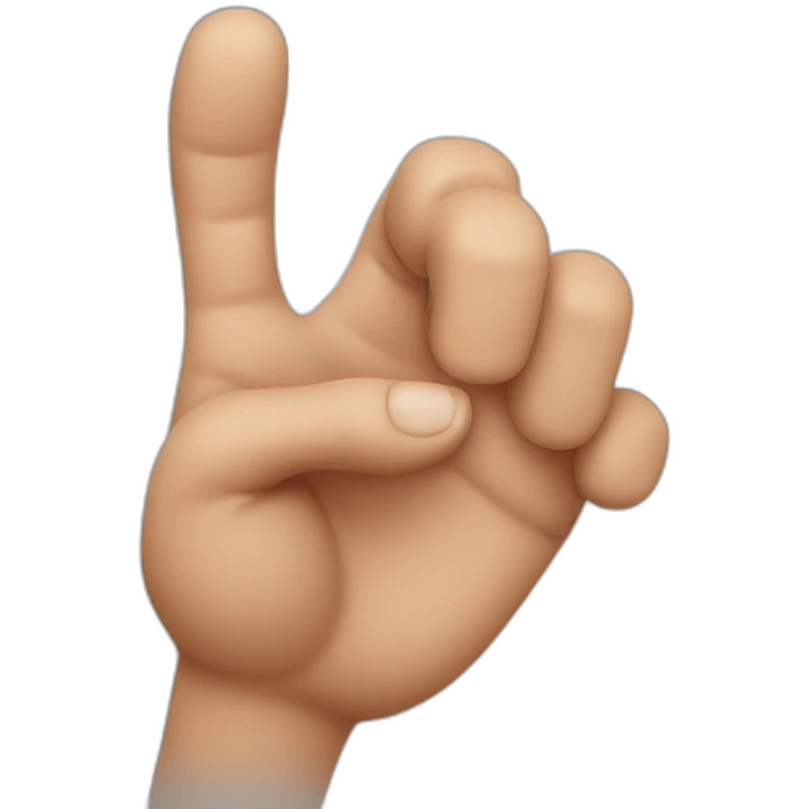 A grandpa's hand pointing at me emoji