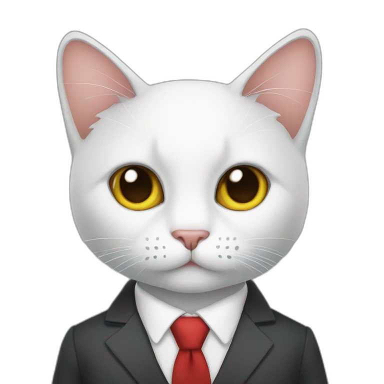 cat in a suit emoji