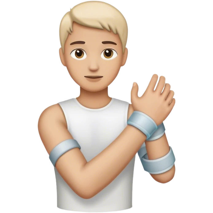 arm cast] emoji