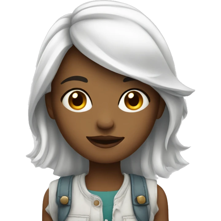 designer girl, creative, happy  emoji