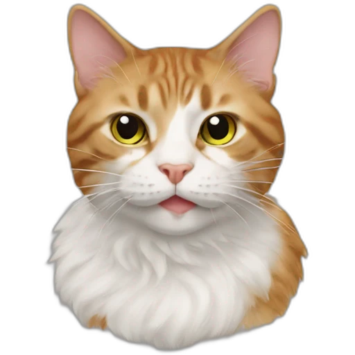 Cat smocking emoji