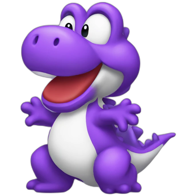 purple yoshi emoji