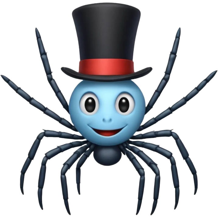 itsy bitsy spider Nursery Rhyme Character emoji