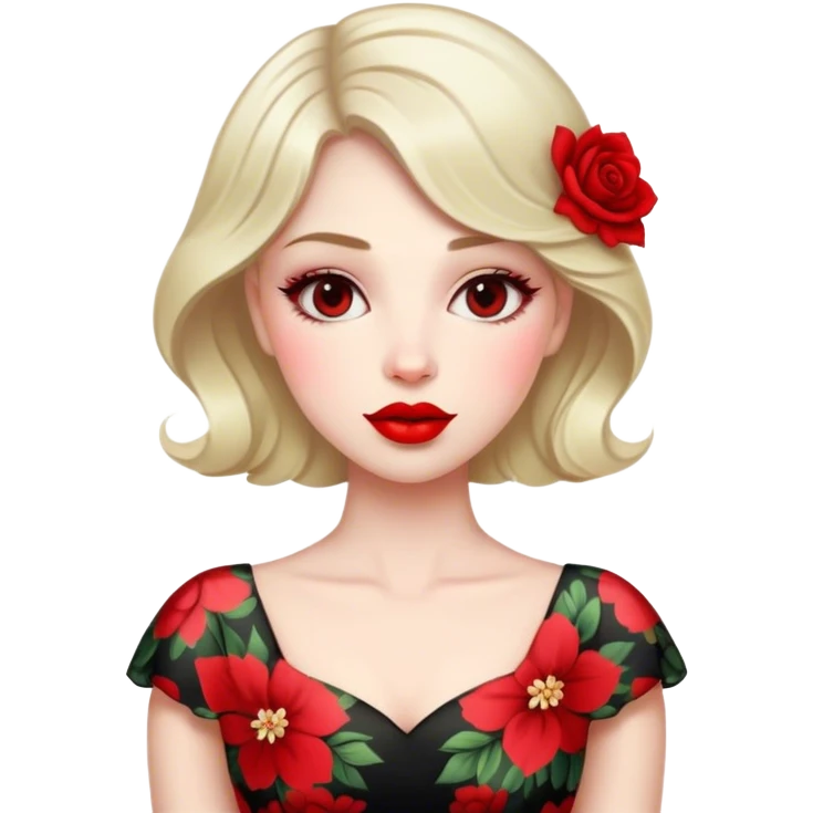 woman dress polish emoji