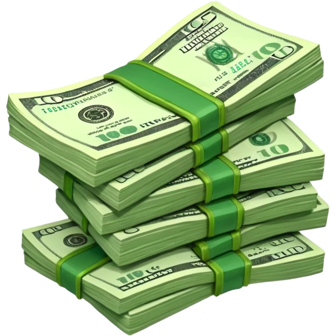 Falling value of the dollar emoji