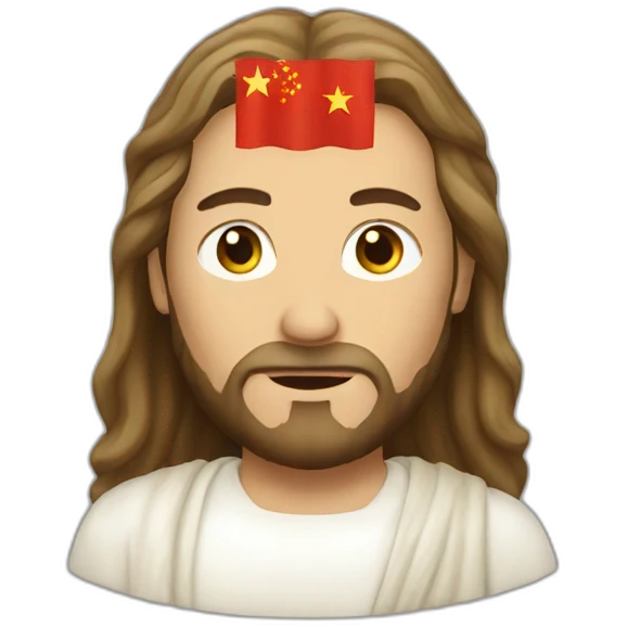jesus china flag emoji