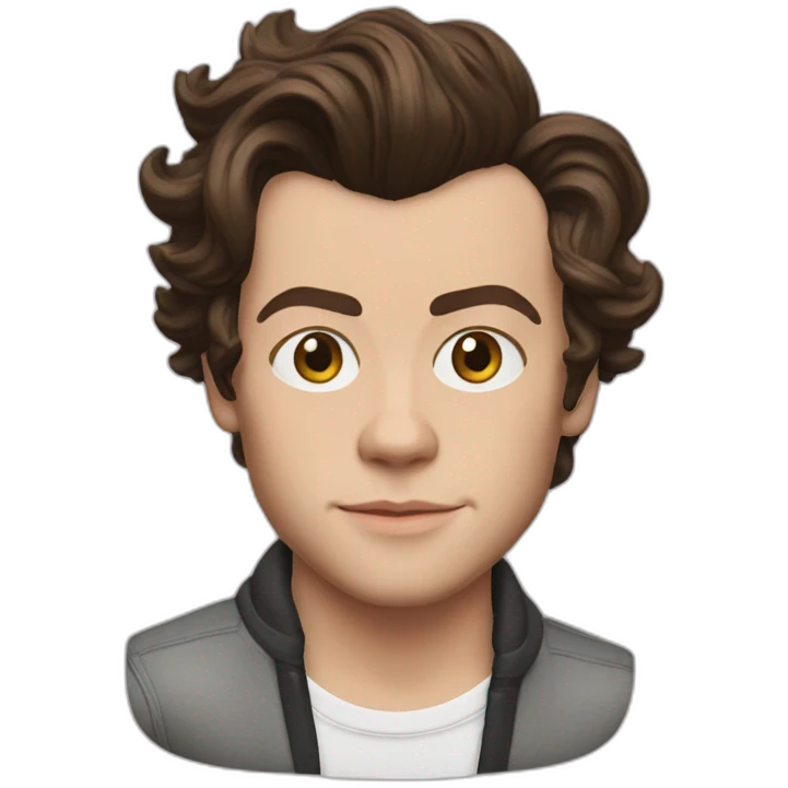 hyperrealistic harry styles emoji