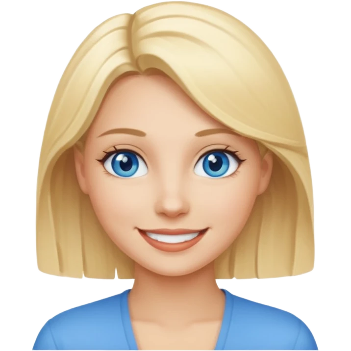 woman blonde emoji