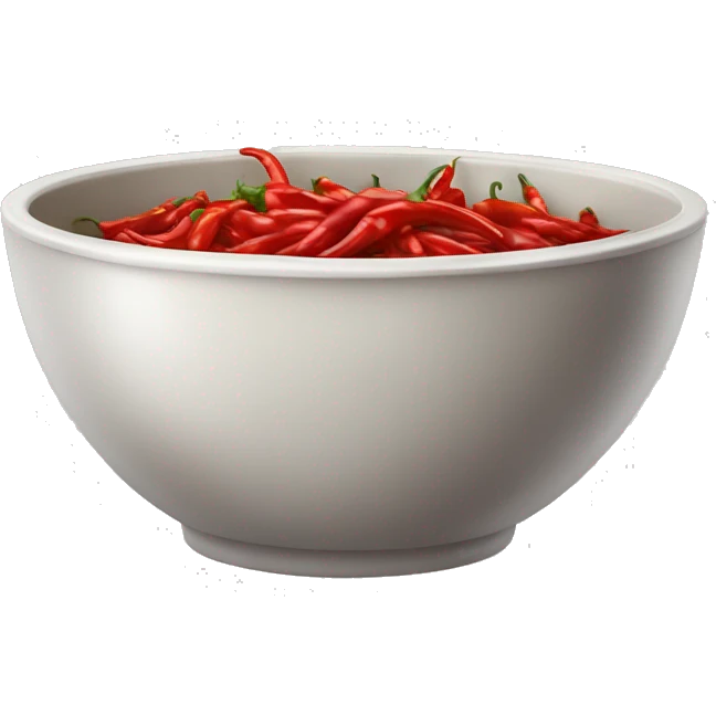 Bowl of chilli emoji