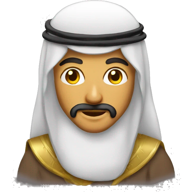ARABE CON ORO emoji