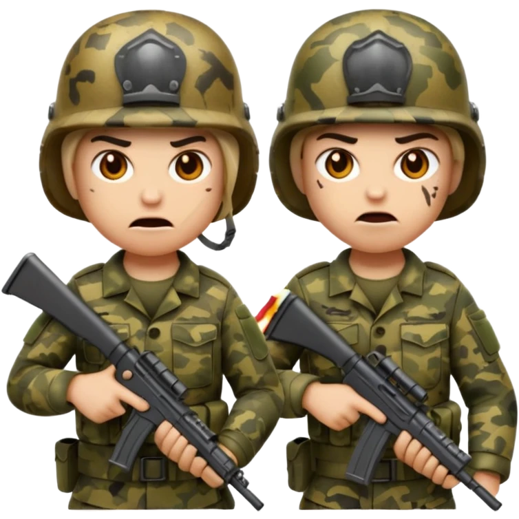 Emojis war soldiers killers emoji