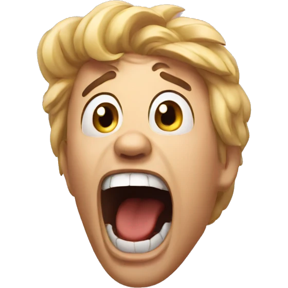 screaming emoji