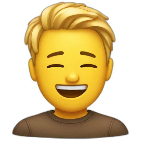 Emoji qui pleure de rire  emoji
