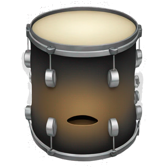 Drum and bass emoji