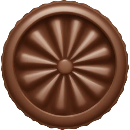 chocolate wheel emoji