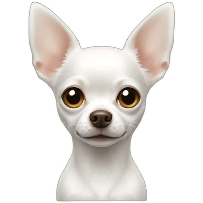 White chihuahua emoji